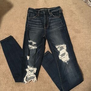 Size 4 long American eagle skinny jeans